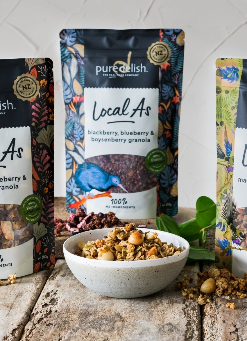 pure delish Local As granola