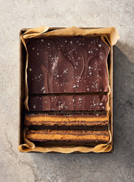 Cecilia's Chocolate Coconut Caramel Slice