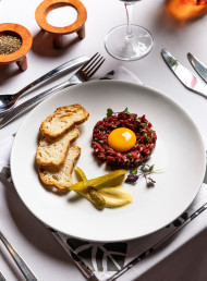 Joji Bakosojo’s Beef Tartare