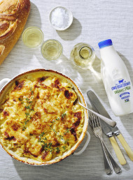 Potato and Cauliflower Gratin 