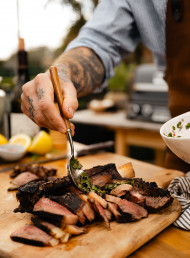 Aged Tomahawk with Chimichurri