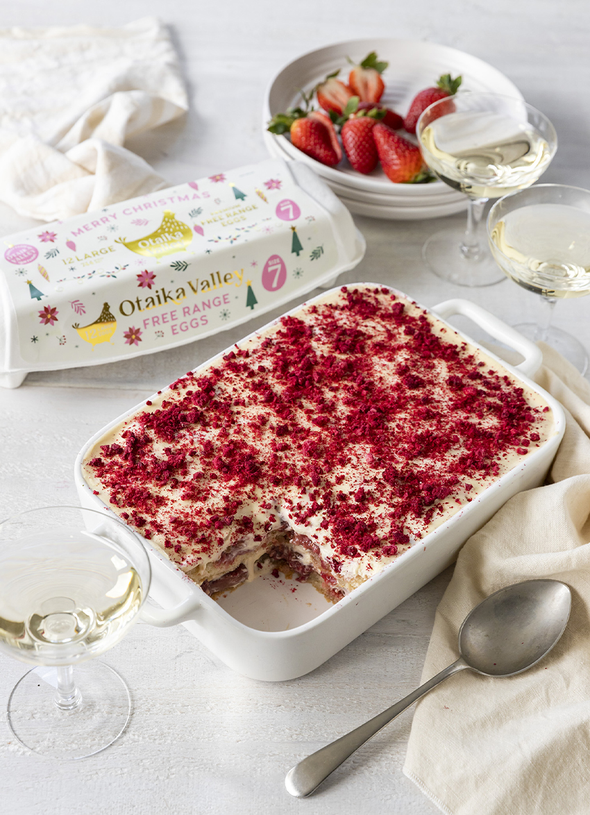 Bubbles and Berries Tiramisu