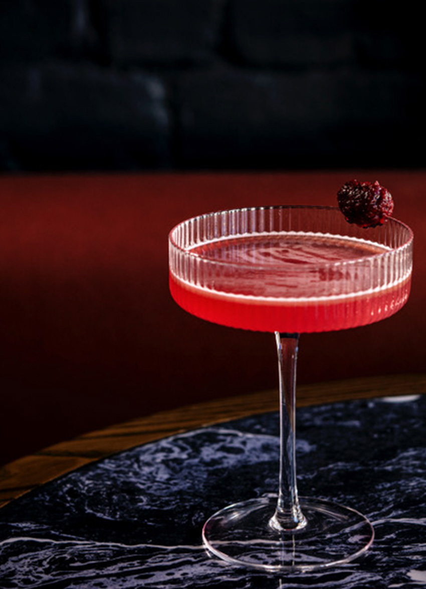 Daphnes Plum Martini, with Seedlip Spice 94