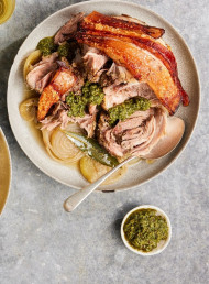 Slow-roasted Pork Shoulder with Mojo Verde
