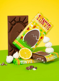 Tony's Chocolonely's New Lemon Meringue Easter Bar 