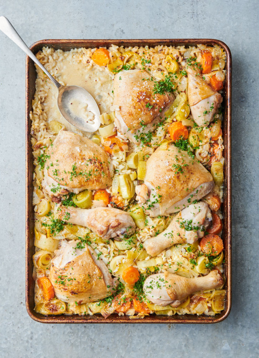 Jenny-May Clarkson’s ‘Chicken Risotto’ Tray Bake