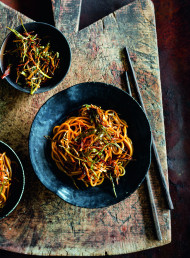 Spring Onion Oil Noodles