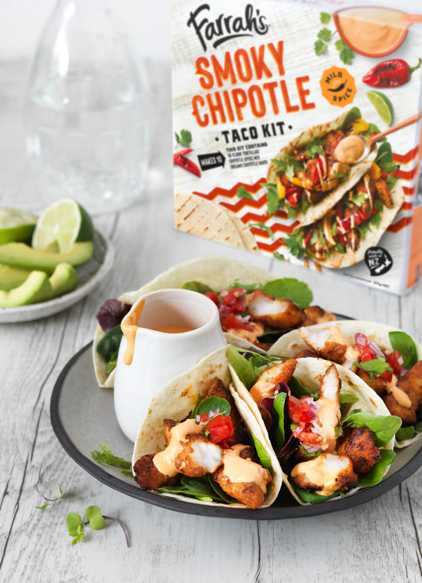 Smoky Chipotle Fish Tacos