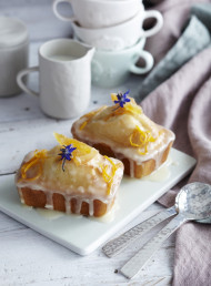 Sticky Glazed Orange Loaves