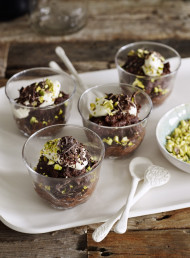 Semolina and Chocolate Pudding