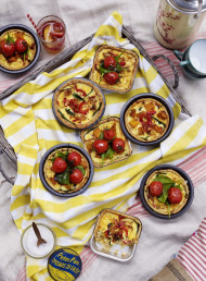 Caramelised Vegetable and Gruyere Tarts