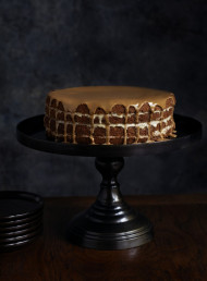 Coffee and Walnut Cake with Rum and Walnut Cream