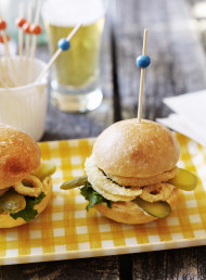 Crispy Calamari and Smoked Paprika Mayo Sliders 