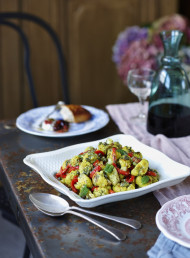 Roasted Cauliflower and Capsicum Salad with Capers