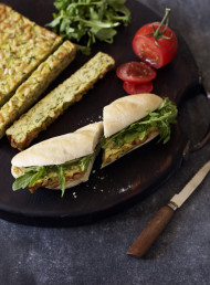 Baked Zucchini, Cheese and Tarragon Frittata