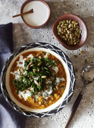 Indian Red Lentil, Tomato and Coconut Soup