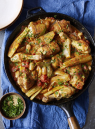 Chicken with Saffron, Fennel and Orange