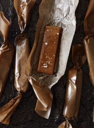 Chewy Salted Caramels