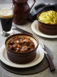 Beef and Mustard Pies with Champ