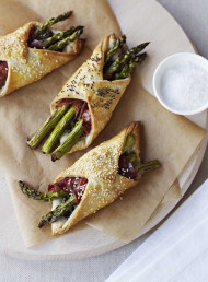 Asparagus and Spinach Tarts