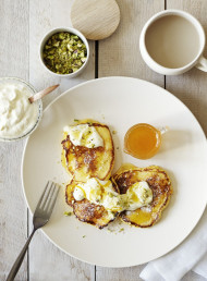Ricotta Hotcakes with Spiced Orange Syrup