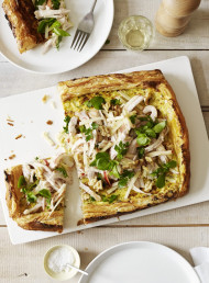 Smoked Chicken Salad Tart