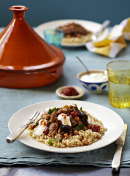 Quick Lamb Tagine with Chickpeas