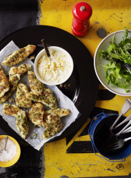 Olive Crusted Snapper with Egg Mayonnaise