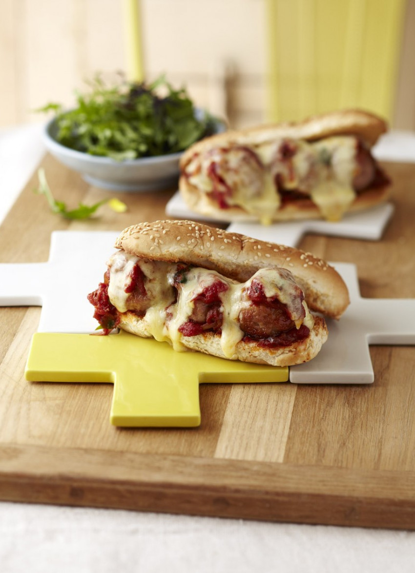 Fennel Sausage and Mozzarella Hero Sandwich