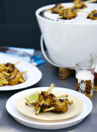 Spicy Satay Chicken Bites Spiked with Lemongrass