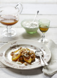 Grilled Pineapple with Butterscotch Sauce