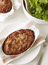 Leek and Silverbeet Cannelloni with Tomato Sauce