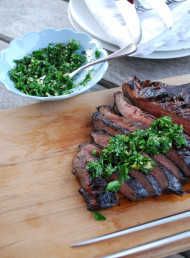 Marinated Skirt Steak with Gremolata