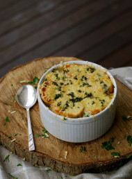 French Onion Soup with Cheese Croutons