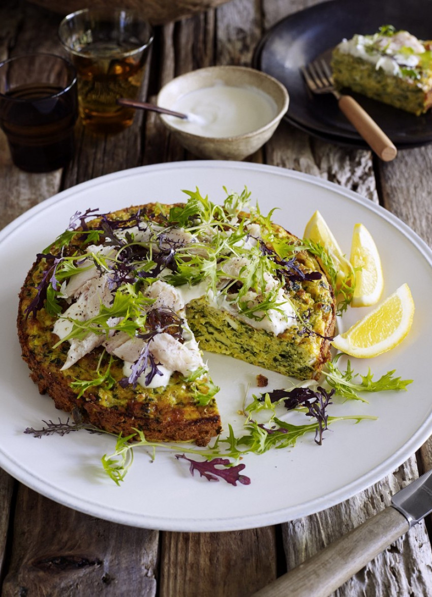 Quinoa, Silverbeet and Two Cheese Tart