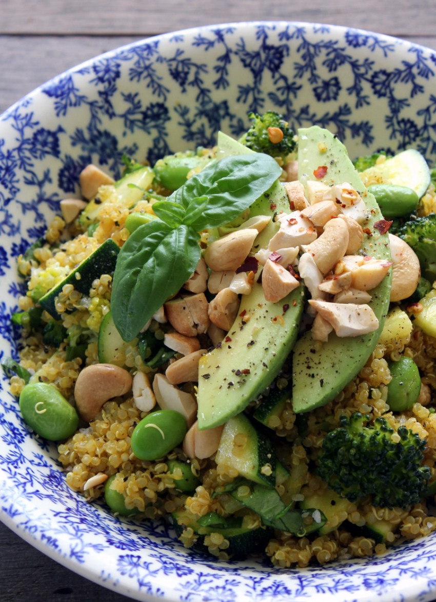 Ultimate Green Quinoa Salad