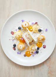 The French Cafe's Deconstructed Lemon Meringue Pie 