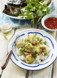 Grilled Vietnamese Fish in Banana Leaves