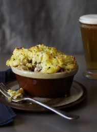 Lamb and Artichoke Pies with Feta and Garlic Mash