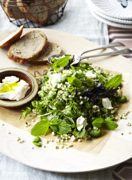 Israeli Couscous and Broad Bean Salad