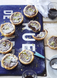 Chocolate Custard ‘Palmier’ Tarts