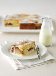 Plum, Coconut and Lime Cake