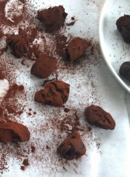 Salted Caramel, Whiskey and Dark Chocolate Truffles