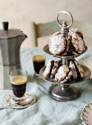Walnut and Chocolate Ganache Biscuits