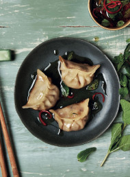 Mongolian Lamb and Mint Dumplings