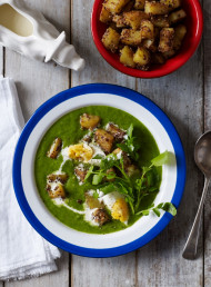Watercress, Spinach and Apple Soup