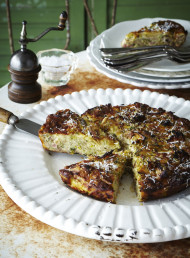 Artichoke, Ham and Herb Tart