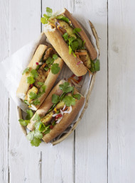 Turmeric Fish Banh Mi