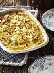 Fennel, Leek and Potato Gratin