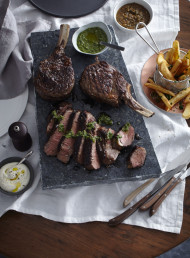 Steak with Three Sauces